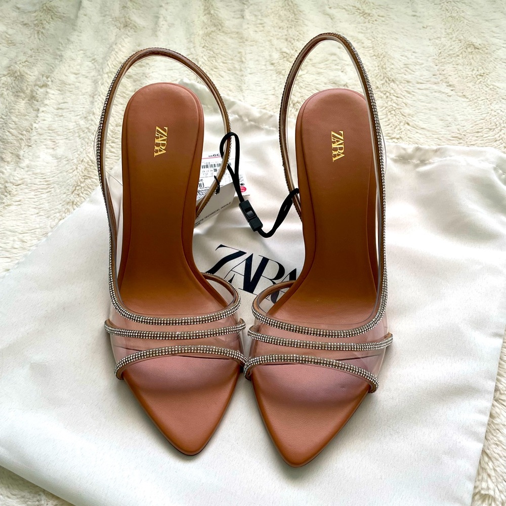 BNWT Rhinestone Heels